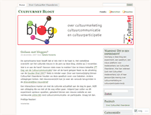 Tablet Screenshot of cultuurnet.wordpress.com