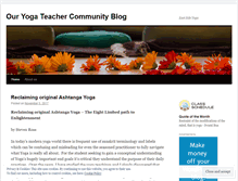 Tablet Screenshot of eastsideyoga.wordpress.com