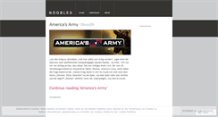 Desktop Screenshot of noobles.wordpress.com