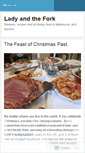 Mobile Screenshot of ladyandthefork.wordpress.com