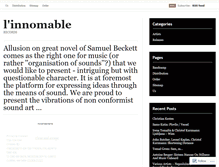 Tablet Screenshot of linnomable.wordpress.com