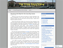 Tablet Screenshot of crosskeysscene.wordpress.com