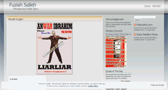 Desktop Screenshot of fuziahsalleh2.wordpress.com