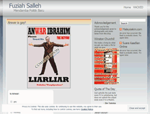 Tablet Screenshot of fuziahsalleh2.wordpress.com
