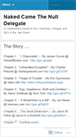 Mobile Screenshot of nakedcamethenulldelegate.wordpress.com