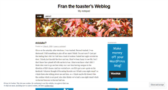 Desktop Screenshot of franthetoaster.wordpress.com