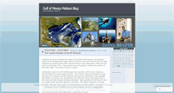 Desktop Screenshot of gulfofmexicomatters.wordpress.com