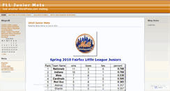 Desktop Screenshot of fairfaxlljuniormets.wordpress.com