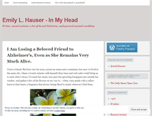 Tablet Screenshot of emilylhauserinmyhead.wordpress.com