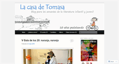 Desktop Screenshot of casadetomasa.wordpress.com