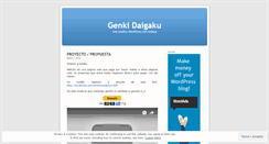 Desktop Screenshot of genkidaigaku.wordpress.com