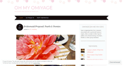 Desktop Screenshot of ohmyomiyage.wordpress.com