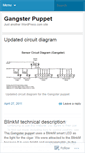 Mobile Screenshot of gangsterpuppet.wordpress.com