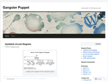 Tablet Screenshot of gangsterpuppet.wordpress.com