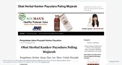 Desktop Screenshot of obatherbalkankerpayudarapalingmujarab.wordpress.com