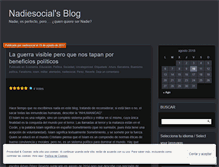 Tablet Screenshot of nadiesocial.wordpress.com