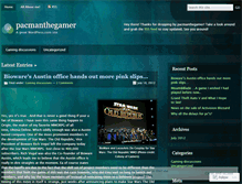Tablet Screenshot of pacmanthegamer.wordpress.com