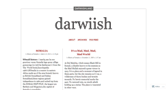 Desktop Screenshot of darwiishland.wordpress.com