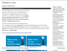 Tablet Screenshot of filmstewdotcom.wordpress.com