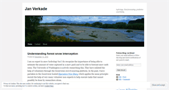 Desktop Screenshot of janverkade.wordpress.com