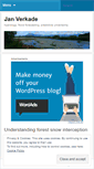Mobile Screenshot of janverkade.wordpress.com