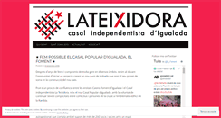 Desktop Screenshot of lateixidoraigualada.wordpress.com