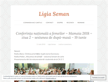 Tablet Screenshot of ligiaseman.wordpress.com