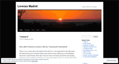 Desktop Screenshot of lorenzomadrid.wordpress.com