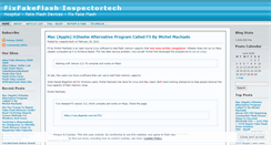 Desktop Screenshot of fixfakeflash.wordpress.com