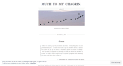 Desktop Screenshot of muchtomychagrin.wordpress.com