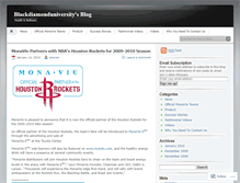 Tablet Screenshot of blackdiamonduniversity.wordpress.com