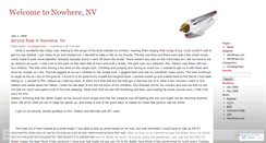 Desktop Screenshot of nowherenv.wordpress.com