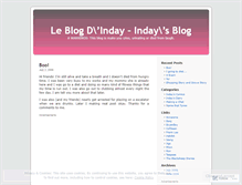 Tablet Screenshot of inday.wordpress.com