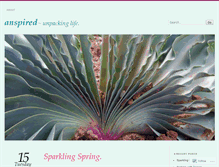 Tablet Screenshot of anspired.wordpress.com