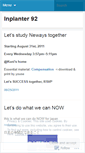 Mobile Screenshot of inplanter.wordpress.com