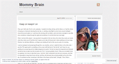 Desktop Screenshot of mommybrainblog.wordpress.com