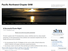 Tablet Screenshot of pnwshm.wordpress.com