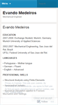 Mobile Screenshot of evandomedeiros.wordpress.com