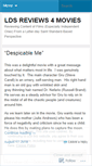 Mobile Screenshot of ldsreviews4movies.wordpress.com