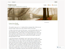 Tablet Screenshot of chrysaliswidow.wordpress.com