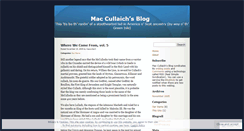 Desktop Screenshot of maccullaich.wordpress.com