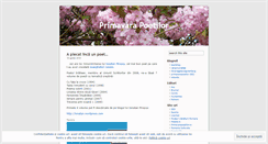 Desktop Screenshot of primavarapoetilor.wordpress.com