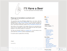 Tablet Screenshot of haveabeer.wordpress.com