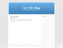 Tablet Screenshot of lizr128.wordpress.com