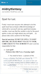 Mobile Screenshot of midnytfantasy.wordpress.com