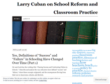 Tablet Screenshot of larrycuban.wordpress.com