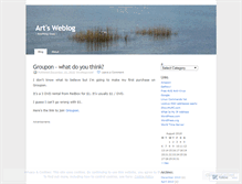 Tablet Screenshot of myartblog.wordpress.com