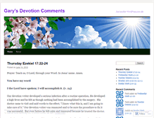Tablet Screenshot of gary6531.wordpress.com