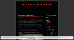 Desktop Screenshot of jgabriel28.wordpress.com