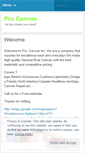 Mobile Screenshot of procanvasinc.wordpress.com